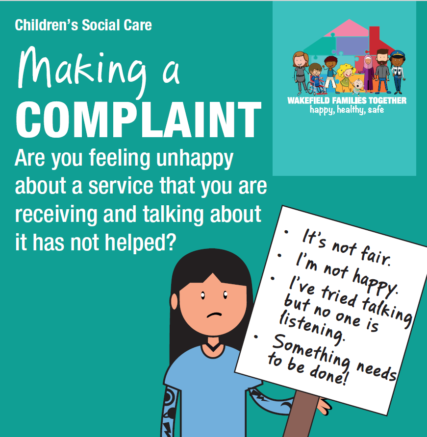 Snip of Guide to Complaints leafletts